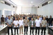 Polres Bombana Bersama KPU dan Bawaslu Bahas Langkah-langkah Pencegahan Konflik Pilkada