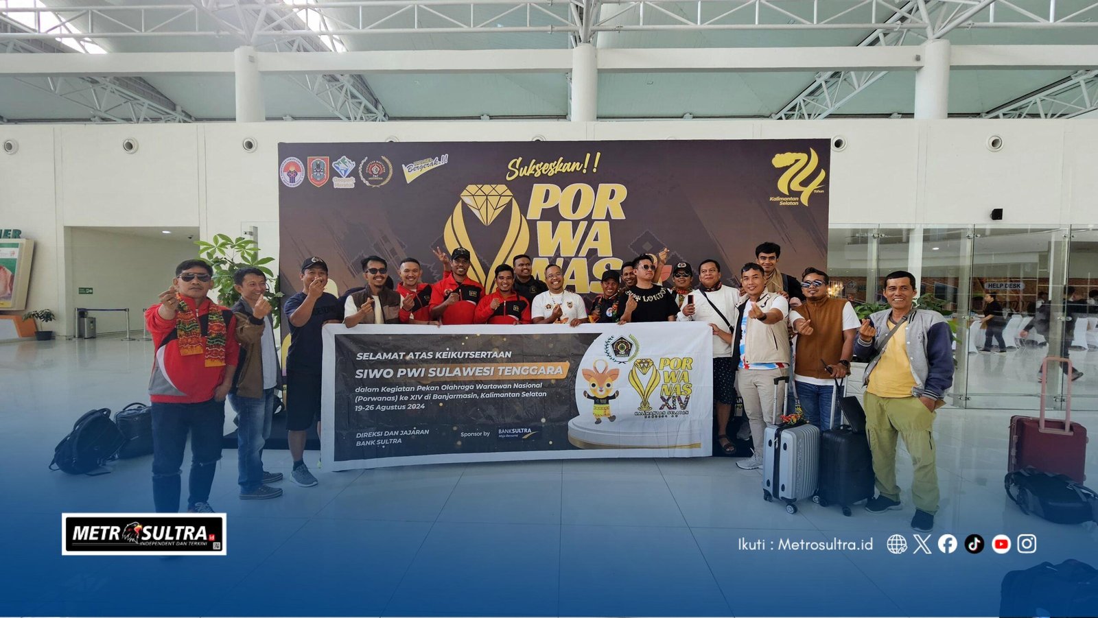 Porwanas XIV: PWI Sultra Bertekad Cetak Sejarah di Banjarmasin