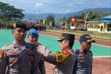 Polres Bombana Gelar Apel Pasukan Operasi Mantap Praja Anoa Pengamanan Pilkada 2024