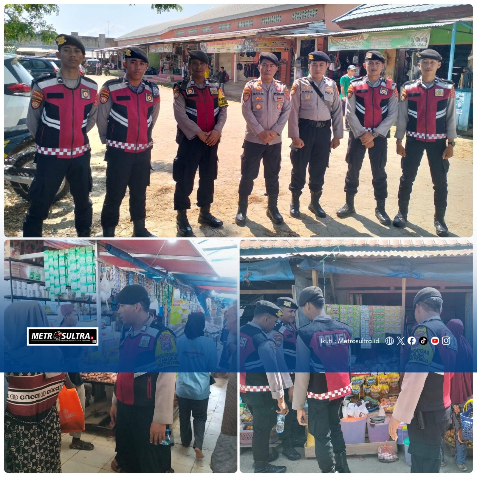 Menjelang Pilkada, Polres Bombana Lakukan Patroli Pastikan Kamtibmas Terjaga