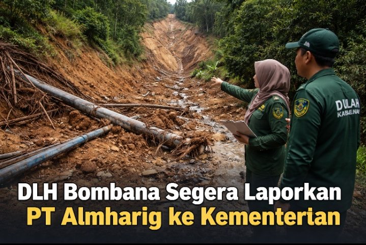 Soal Longsor di Pulau Kabaena, DLH Bombana Segera Laporkan PT Almharig ke Kementerian