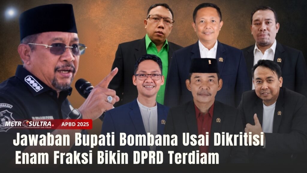 Jawaban Bupati Bombana Usai Dikritisi Enam Fraksi Bikin DPRD Terdiam