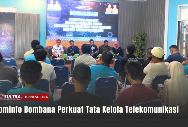Diskominfo Bombana Sosialisasikan Penggunaan Frekuensi BWA dan Legalitas ISP