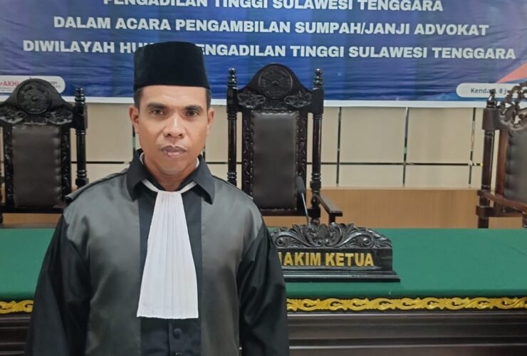 Wakil Ketua PWI Sultra Resmi Jadi Advokat PERADI, Siap Kawal Sengketa Pers hingga Pengadilan