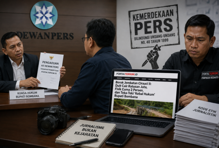 Bupati Bombana Adukan Media ke Dewan Pers, Redaksi Portalterkini Buka Suara