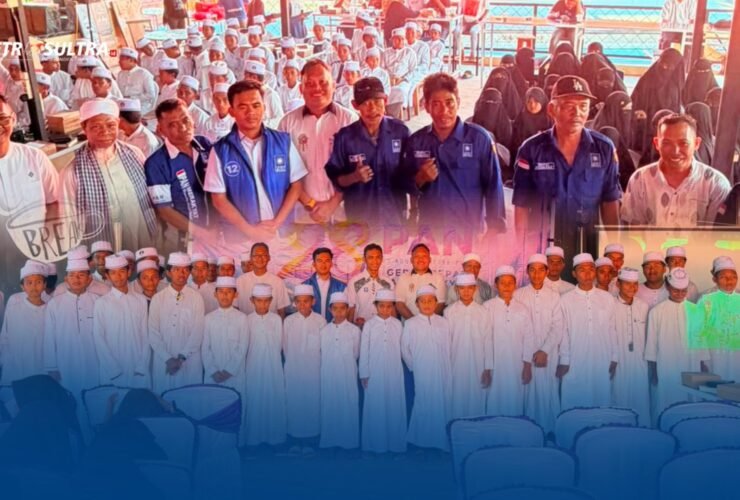 Semarak HUT ke-28 PAN, DPD PAN Bombana Gelar Konsolidasi dan Tasyakuran Bersama Anak Yatim