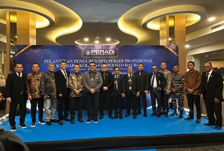 PERADI Profesional Perluas Sayap di Sultra, 120 Pengurus Resmi Dilantik